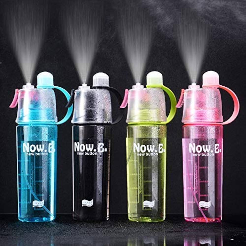 spray water bottle HydraMist Pro – Ultra-fine mist spray for skincare, cleaning, or gardening. GlowSpritz – Gentle hydration with a stylish touch for everyday refreshment -500ml (Random Color)