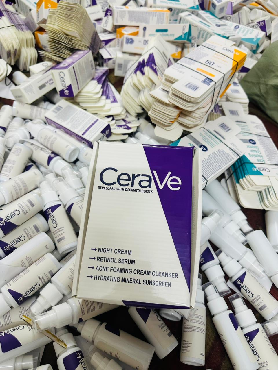 cerave complete skincare combo kit – sunscreen spf 50, acne cleanser, retinol serum & night cream cerave complete skincare combo kit – sunscreen spf 50, acne cleanser, retinol serum & night cream