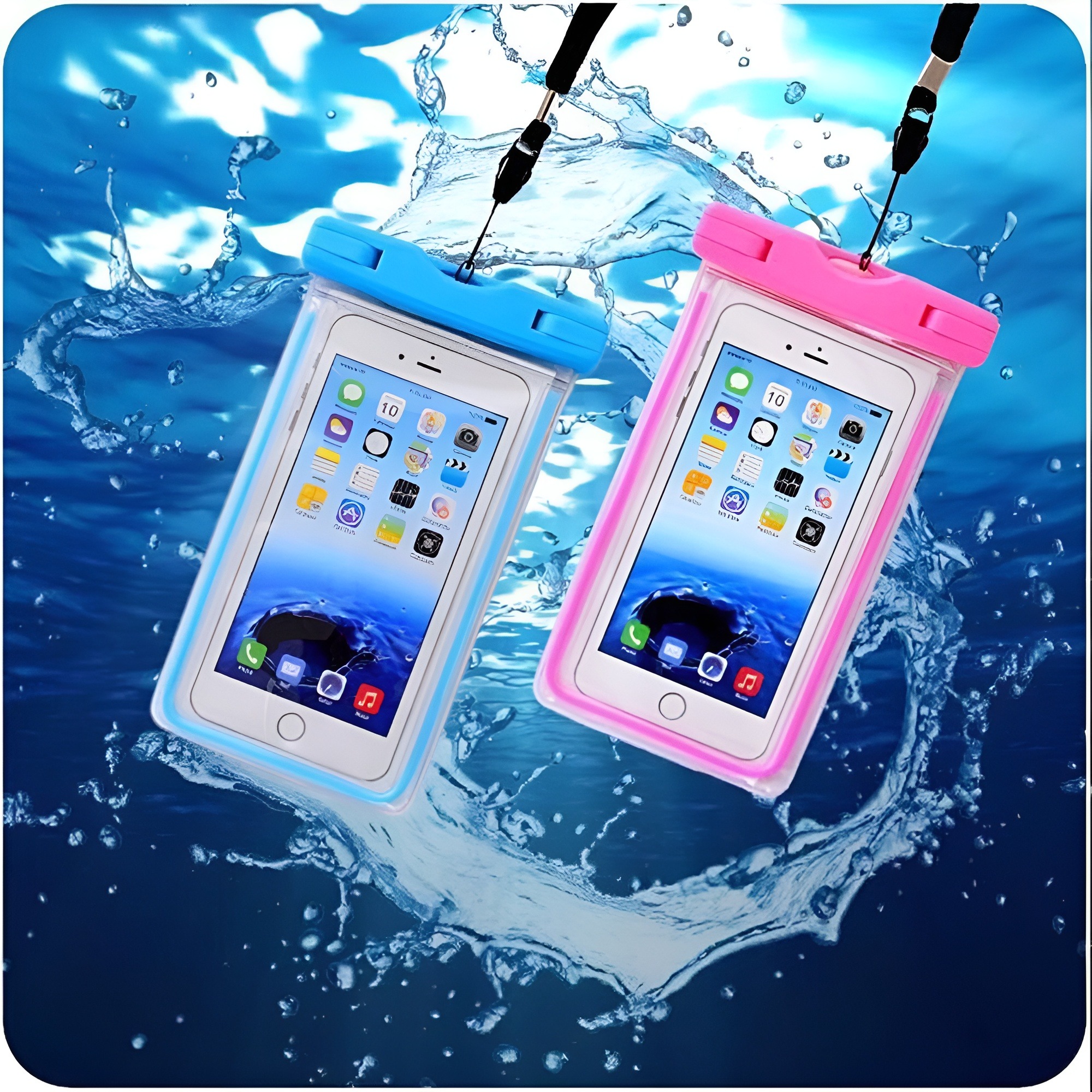2026_04_23_922ee9e15223f42b01c14a10c4a35738 Universal Waterproof Mobile Pouch | Underwater Touch Sensitive Phone Case | Dry Bag for Rain, Swimming & Travel | Premium Protection Cover (Random Color) - Image 4