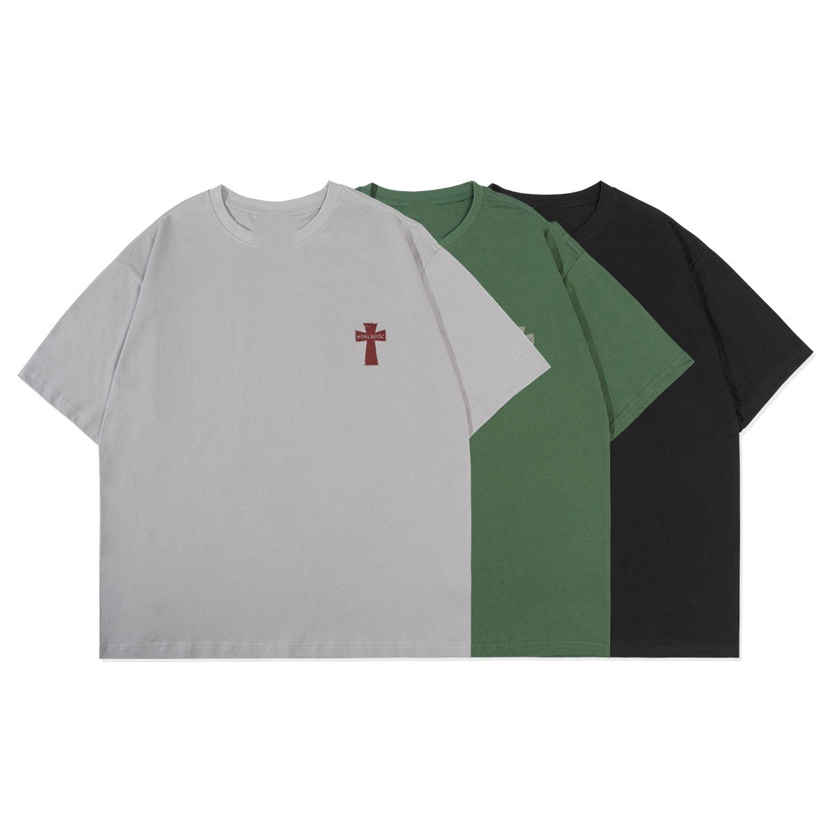 Men’s Cotton Short-sleeved T-shirt Men’s Summer Cotton Boys Loose Casual Fashion Brand Clothes