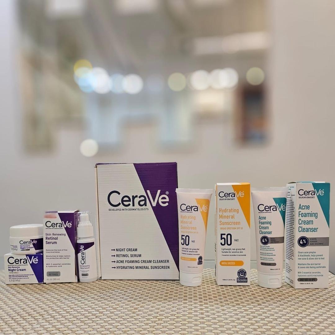 CeraVe 4-in-1 Skincare Bundle for Sensitive Skin