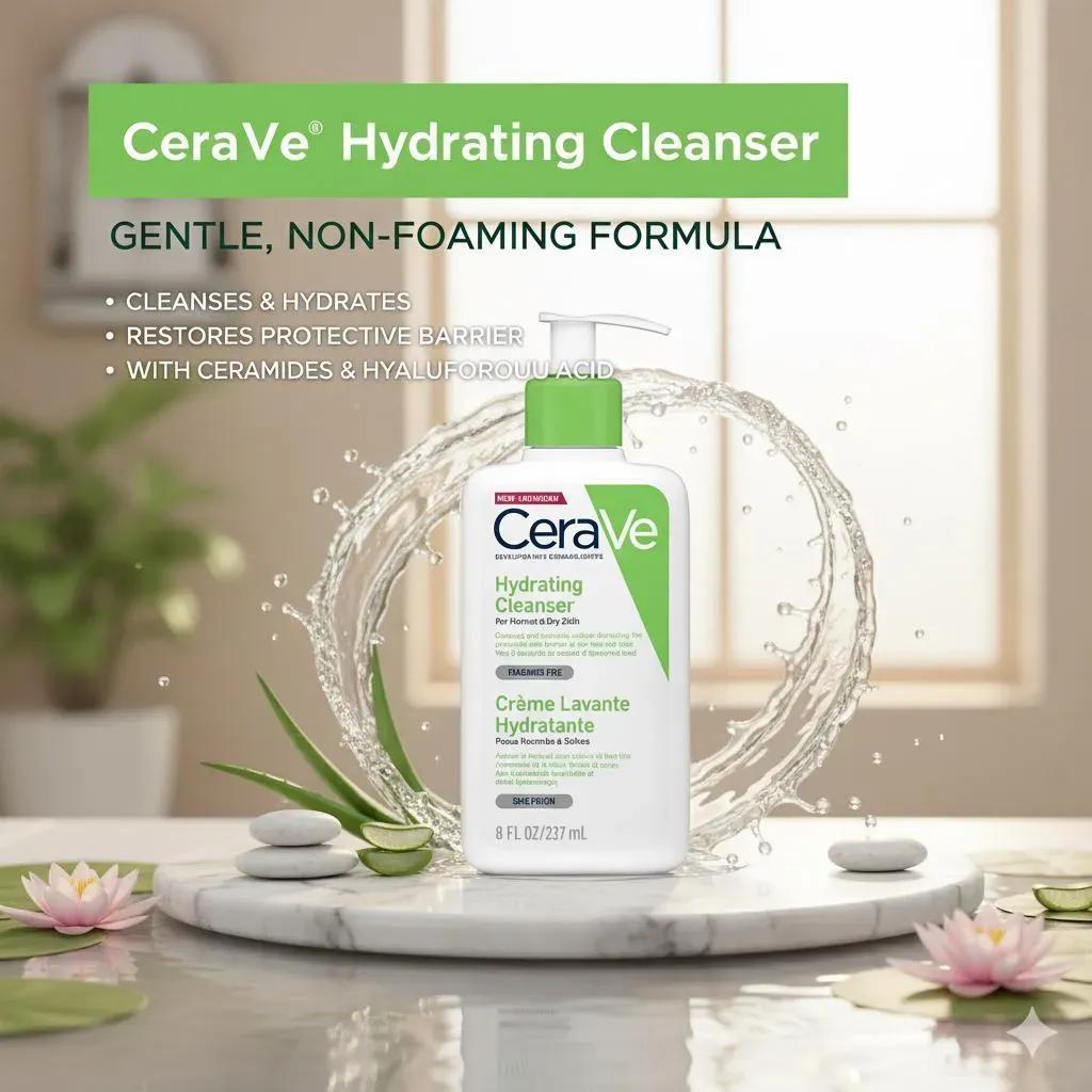 CeraVe Hydrating Cleanser 236ml for All Skin Types