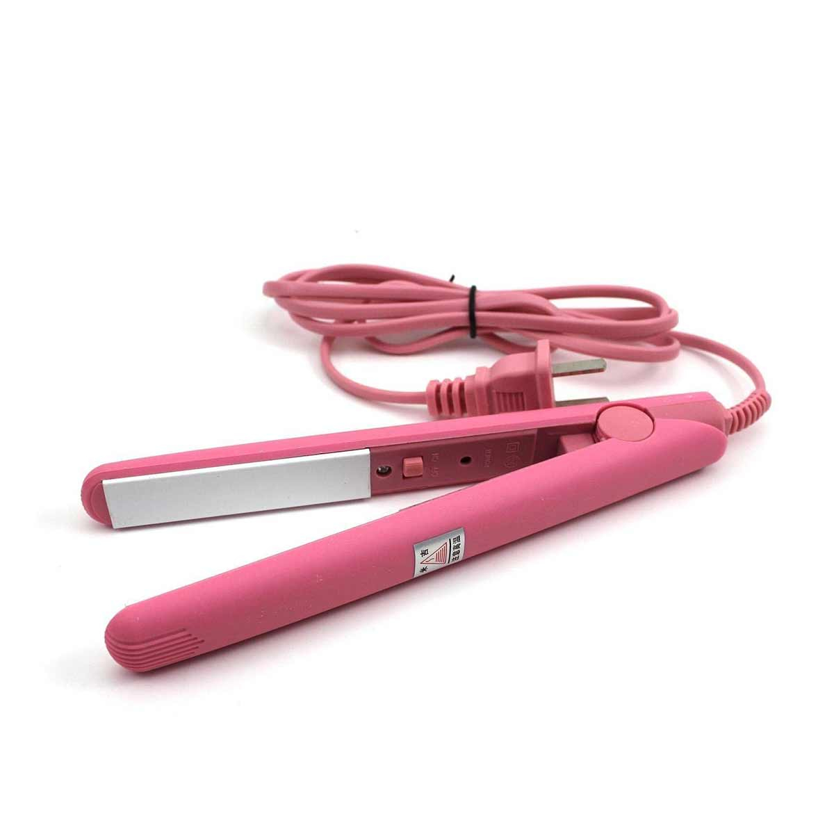 mini portable ceramic hair straightener & curler | frizz free smooth hair | random color mini portable ceramic hair straightener & curler | frizz free smooth hair | random color