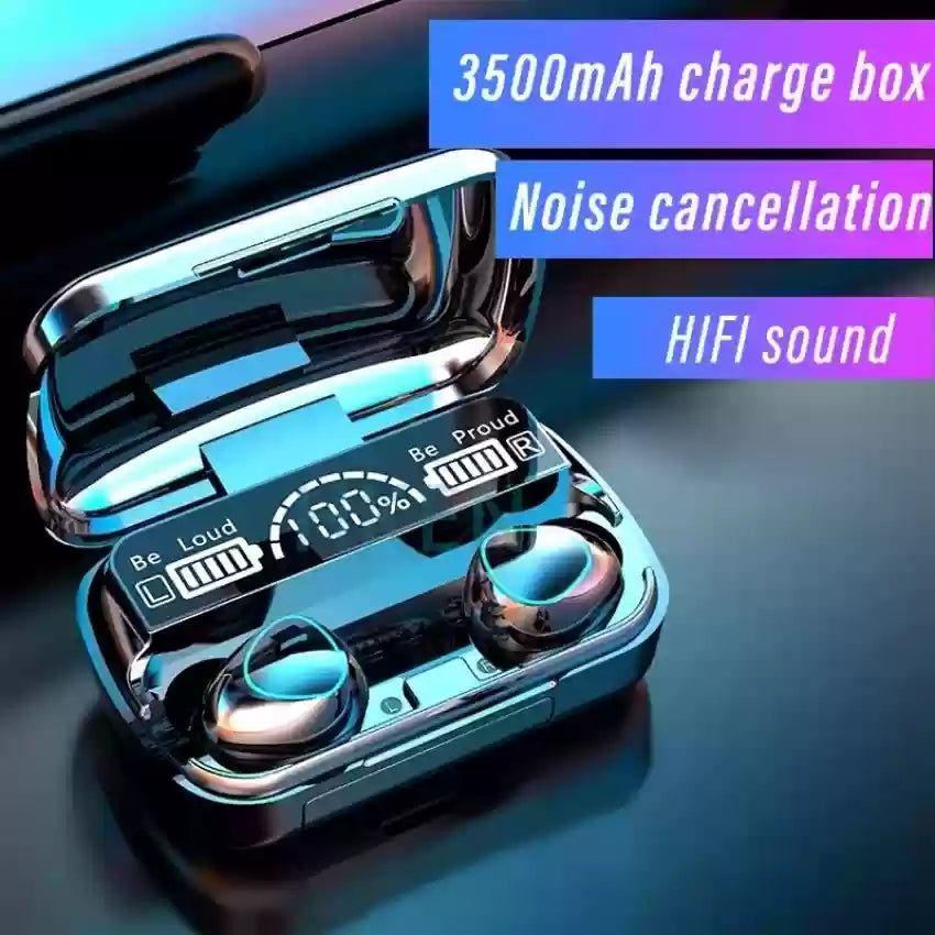 m10 damix v 5.3 bluetooth wireless earbuds with led display, touch control, and long battery life m10 damix v 5.3 bluetooth wireless earbuds with led display, touch control, and long battery life