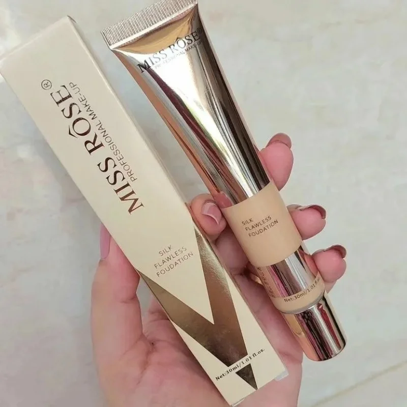 Ivory 6 | Miss Rose Silk Flawless Foundation | Long-Lasting Lightweight Liquid Foundation with Natural Radiant Finish