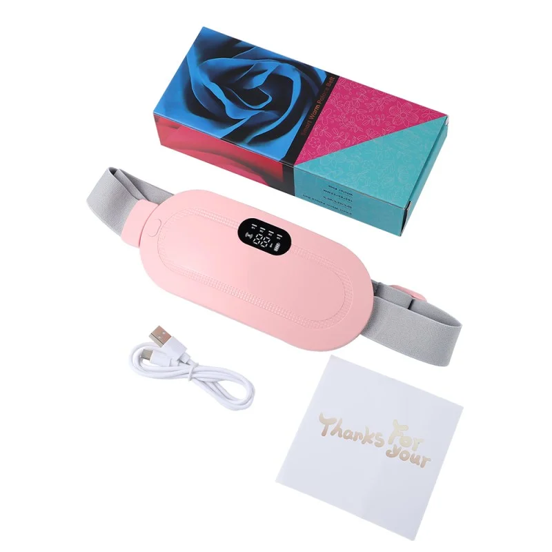digital period heating pad & vibrating belt | fast menstrual cramp relief | rechargeable & portable digital period heating pad & vibrating belt | fast menstrual cramp relief | rechargeable & portable