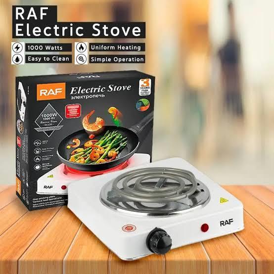 white raf r.8010b electric stove hot plate and cooker with 1000w power, thermostat, and uniform heating white raf r.8010b electric stove hot plate and cooker with 1000w power, thermostat, and uniform heating
