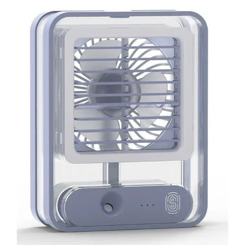 portable usb air cooler fan – 3 speed, mist spray, rechargeable | random color portable usb air cooler fan – 3 speed, mist spray, rechargeable | random color