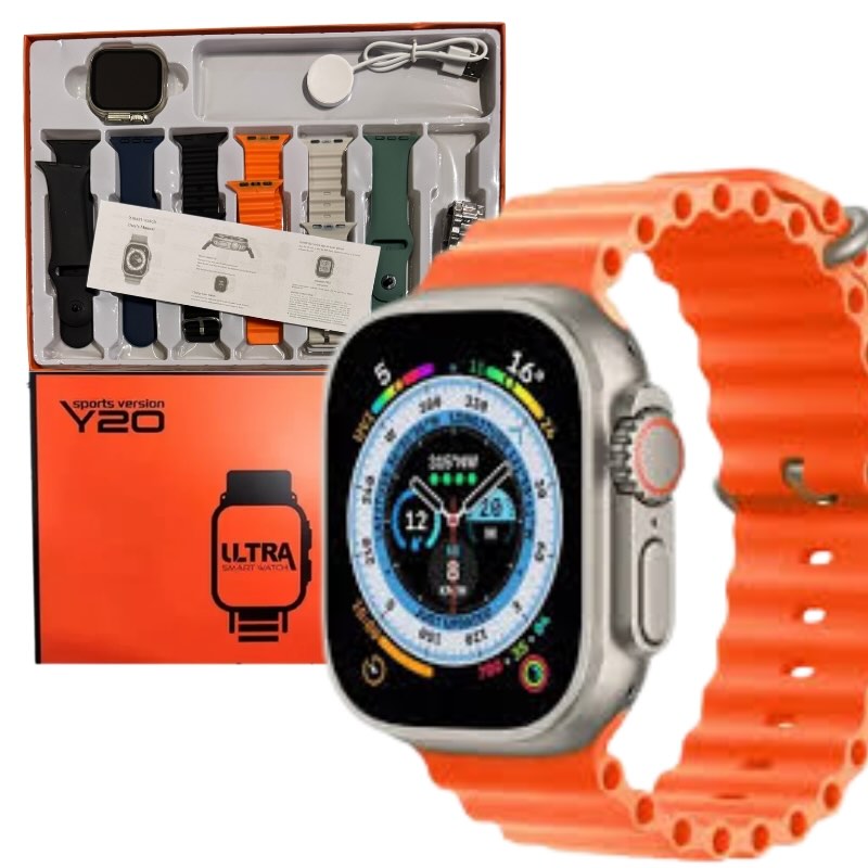 Y20 Ultra Smart Watch Sports Edition | 2.2″ HD Display Bluetooth Calling Fitness Tracker
