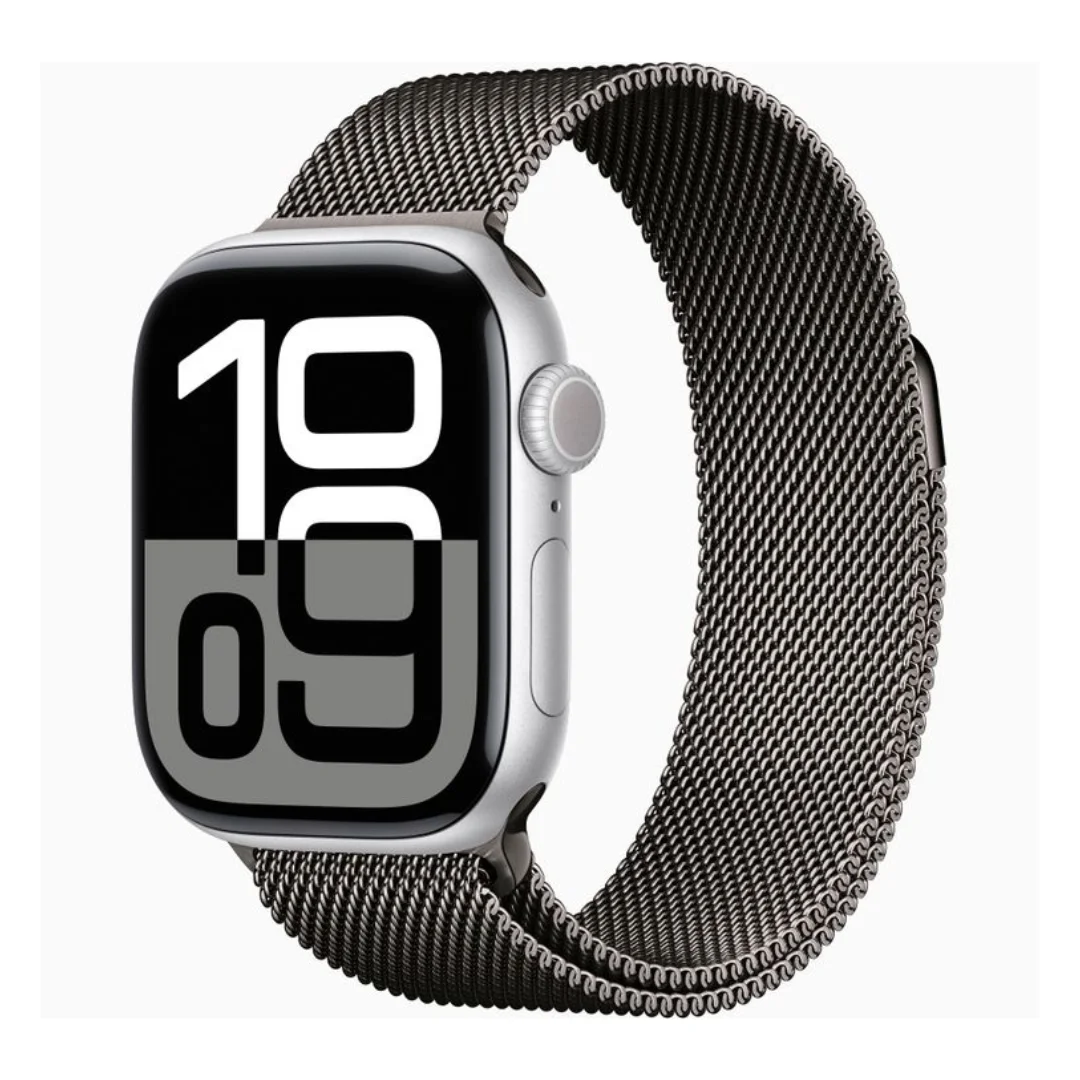 grey | apple watch milanese magnetic loop strap | stainless steel band | 42mm / 44mm / 45mm grey | apple watch milanese magnetic loop strap | stainless steel band | 42mm / 44mm / 45mm
