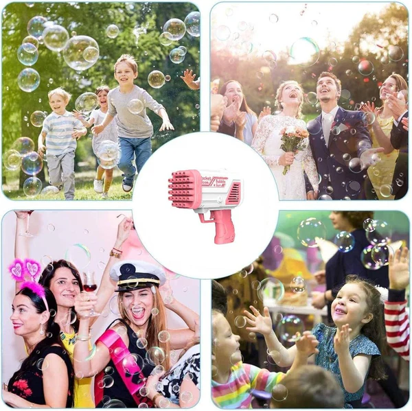 bazooka bubble water gun | rechargeable bubble blaster toy for kids | outdoor fun bazooka bubble water gun | rechargeable bubble blaster toy for kids | outdoor fun