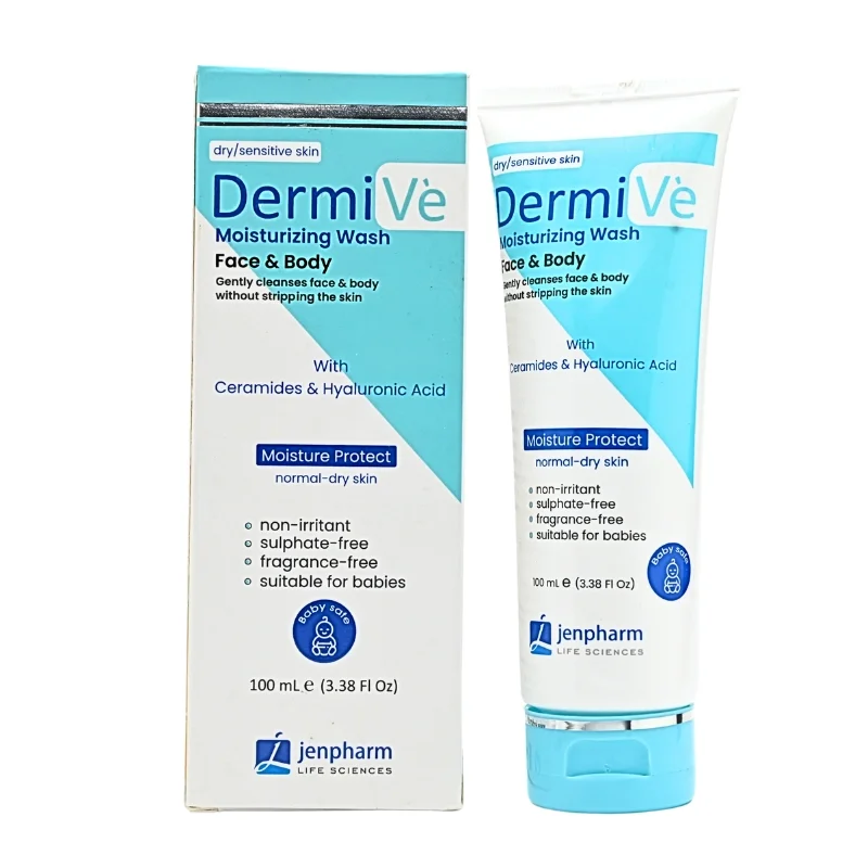 dermive moisturizing wash face & body 100ml | jenpharm dermive moisturizing wash face & body 100ml | jenpharm