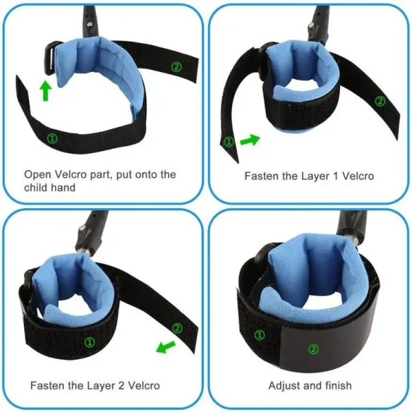 anti lost wrist link for kids | child safety harness strap for travel, parks & crowded areas anti lost wrist link for kids | child safety harness strap for travel, parks & crowded areas