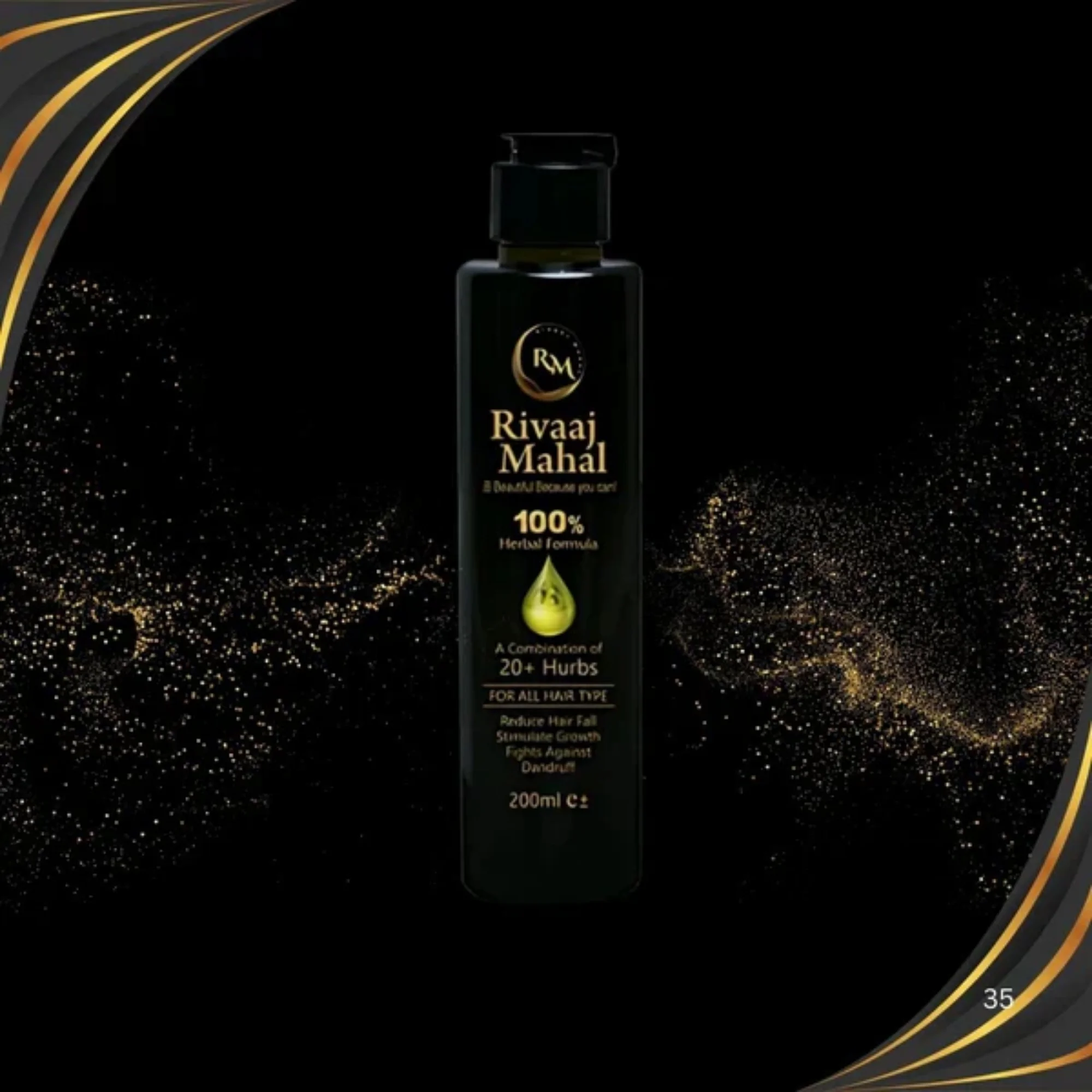 rivaaj mahal herbal hair oil 100% | 20+ herbs for strong & healthy hair rivaaj mahal herbal hair oil 100% | 20+ herbs for strong & healthy hair