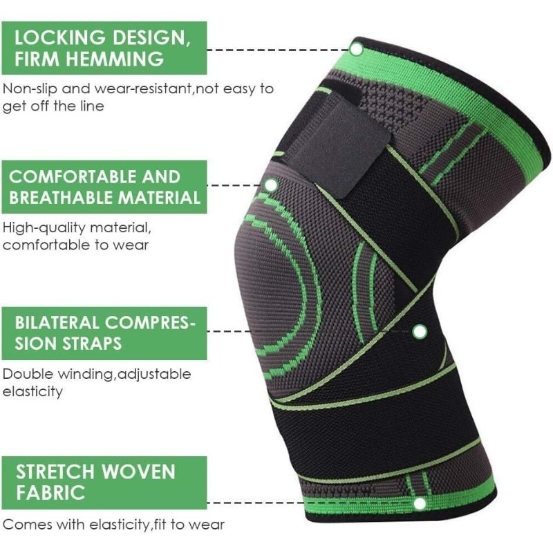 adjustable 3d knee support band with patella gel pad & anti slip grip adjustable 3d knee support band with patella gel pad & anti slip grip