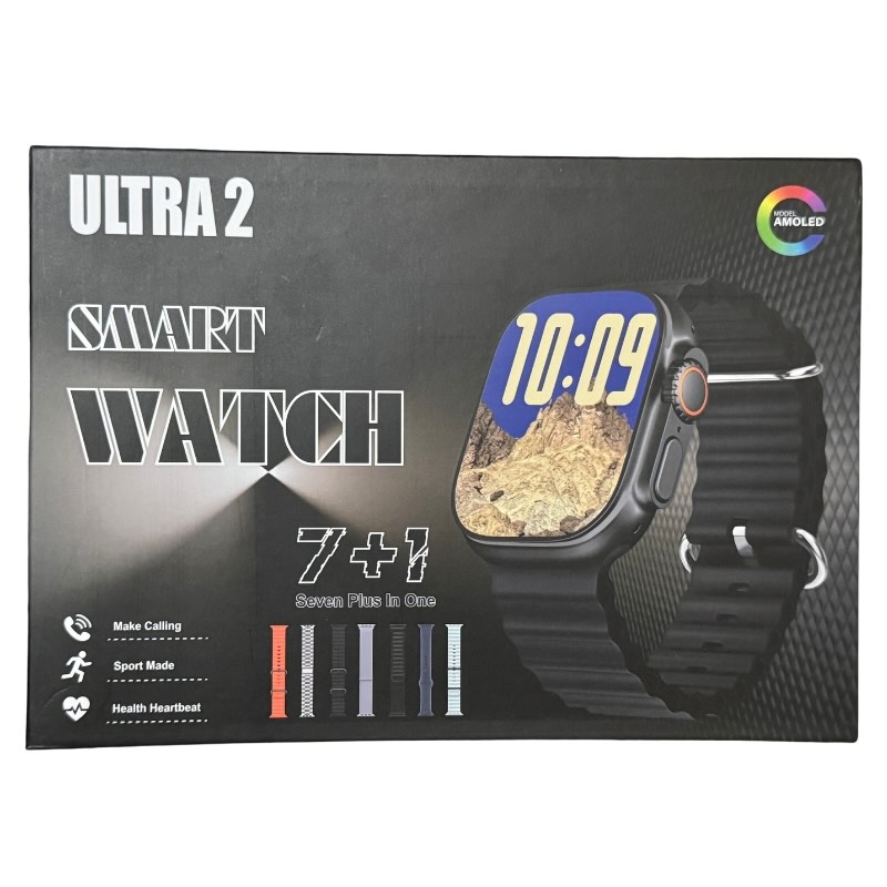 ultra 2 smart watch 7 straps edition | bluetooth call fitness & health tracker ultra 2 smart watch 7 straps edition | bluetooth call fitness & health tracker