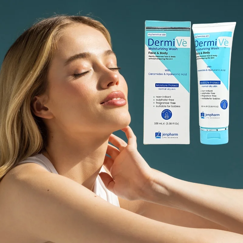 dermive moisturizing wash face & body 100ml | jenpharm dermive moisturizing wash face & body 100ml | jenpharm