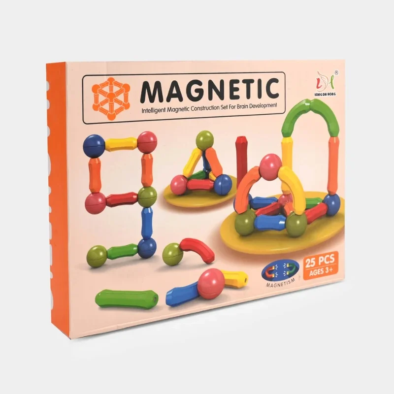 25 pcs magnetic building blocks set | stem educational rods & balls toy for kids 25 pcs magnetic building blocks set | stem educational rods & balls toy for kids