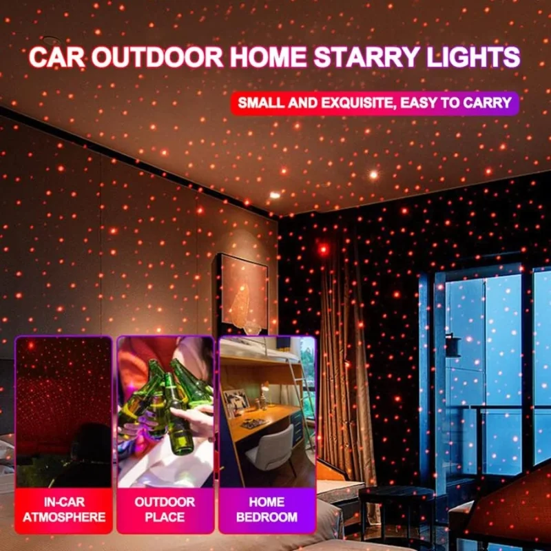 led galaxy star usb decoration light | starry laser projector night light for home & car led galaxy star usb decoration light | starry laser projector night light for home & car
