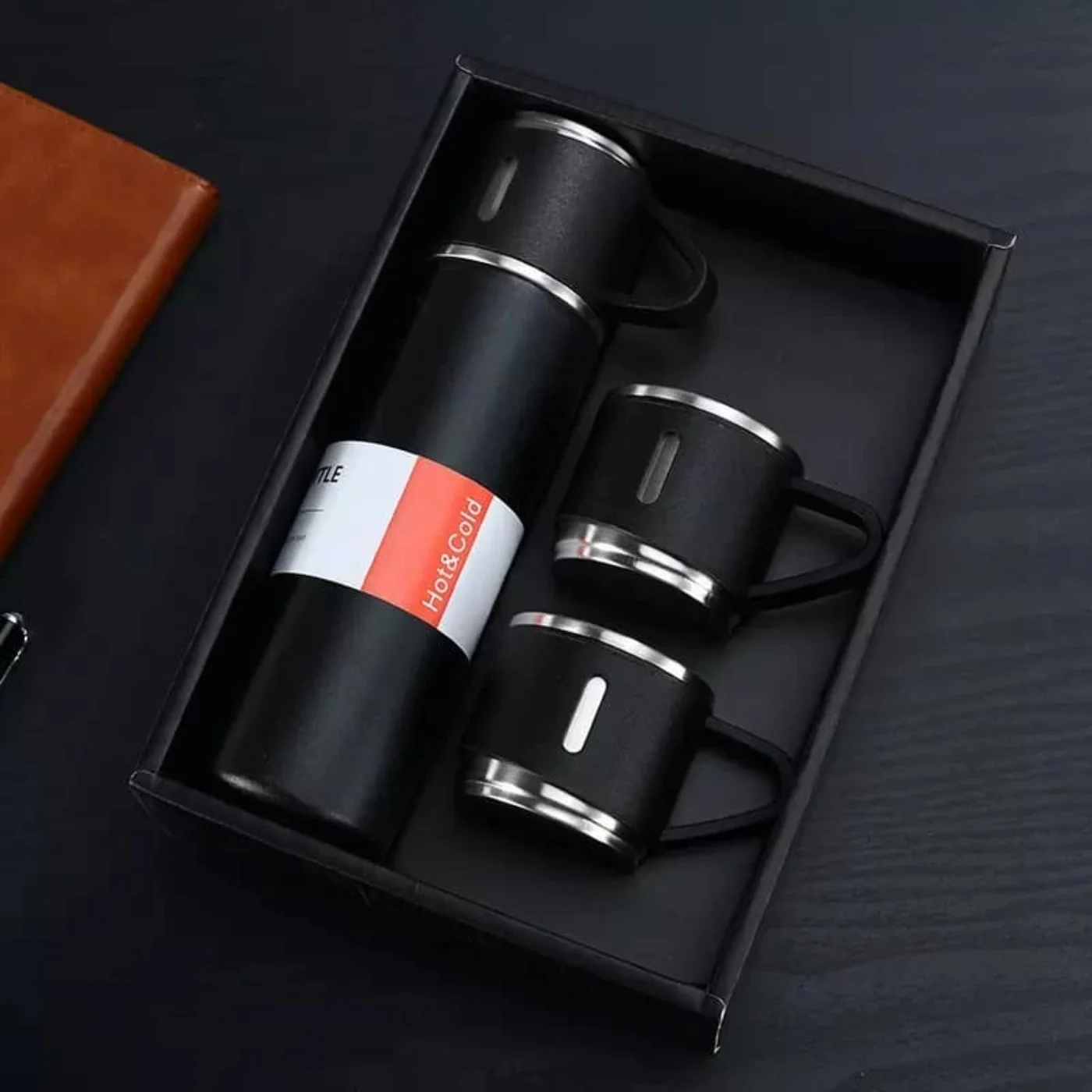 3 cup 500ml double layer stainless steel vacuum flask set | hot & cold | travel thermos 3 cup 500ml double layer stainless steel vacuum flask set | hot & cold | travel thermos