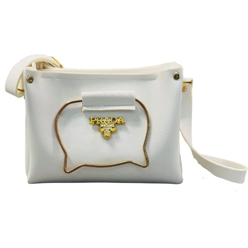 white elegant cat handle handbag for girls & ladies | stylish shoulder & crossbody bag with gold accents | adjustable strap white elegant cat handle handbag for girls & ladies | stylish shoulder & crossbody bag with gold accents | adjustable strap