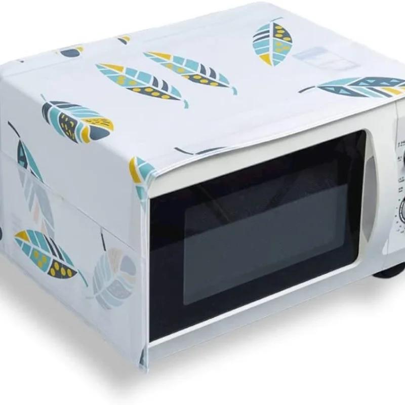oven & microwave cover | waterproof oil dust protector with double side pockets oven & microwave cover | waterproof oil dust protector with double side pockets
