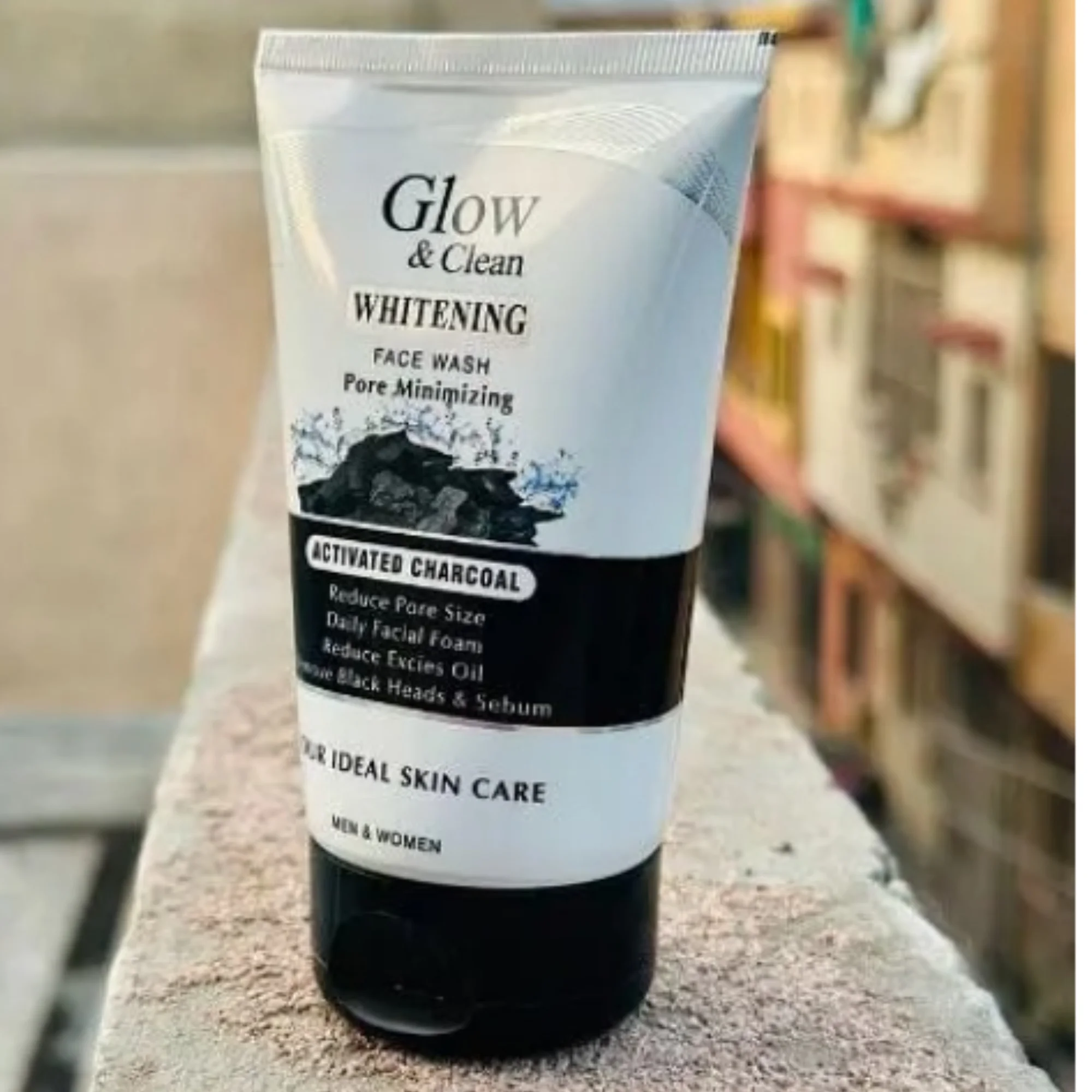 glow & clean charcoal face wash | deep cleansing oil control & pore care glow & clean charcoal face wash | deep cleansing oil control & pore care