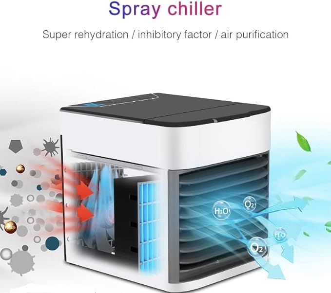 arctic air ultra 3 in 1 mini usb portable air cooler | personal evaporative ac with led night light for home office travel arctic air ultra 3 in 1 mini usb portable air cooler | personal evaporative ac with led night light for home office travel