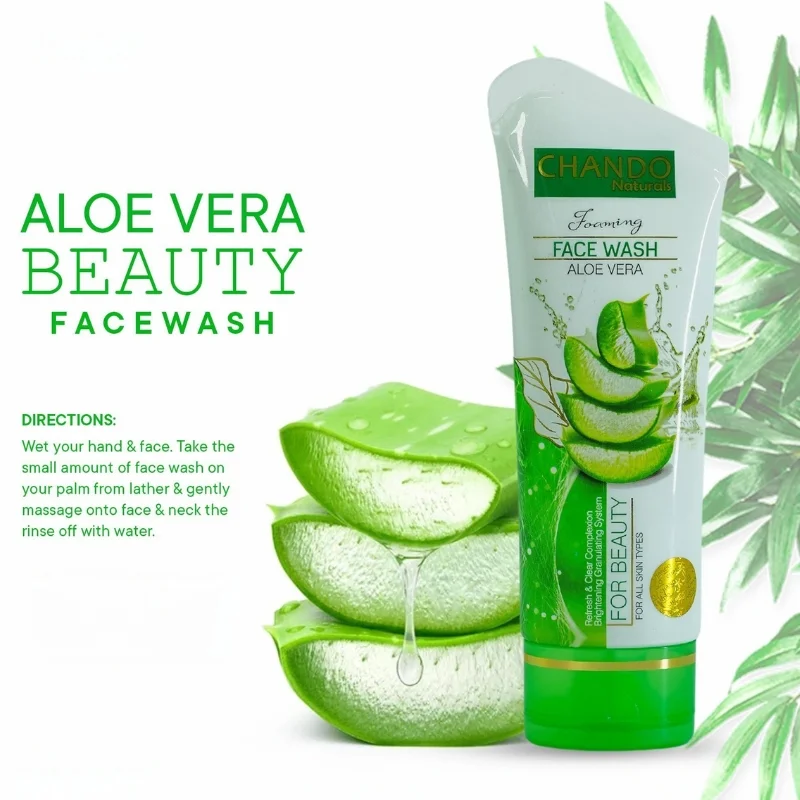 face wash | chando naturals aloe vera beauty face wash 100ml gentle hydrating cleanser for sensitive skin face wash | chando naturals aloe vera beauty face wash 100ml gentle hydrating cleanser for sensitive skin