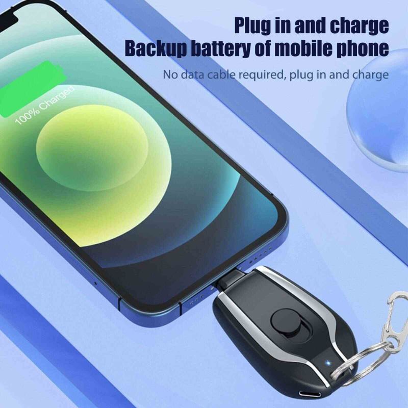 mini keychain power bank | ultra compact 1500mah | emergency charger for phones & gadgets mini keychain power bank | ultra compact 1500mah | emergency charger for phones & gadgets