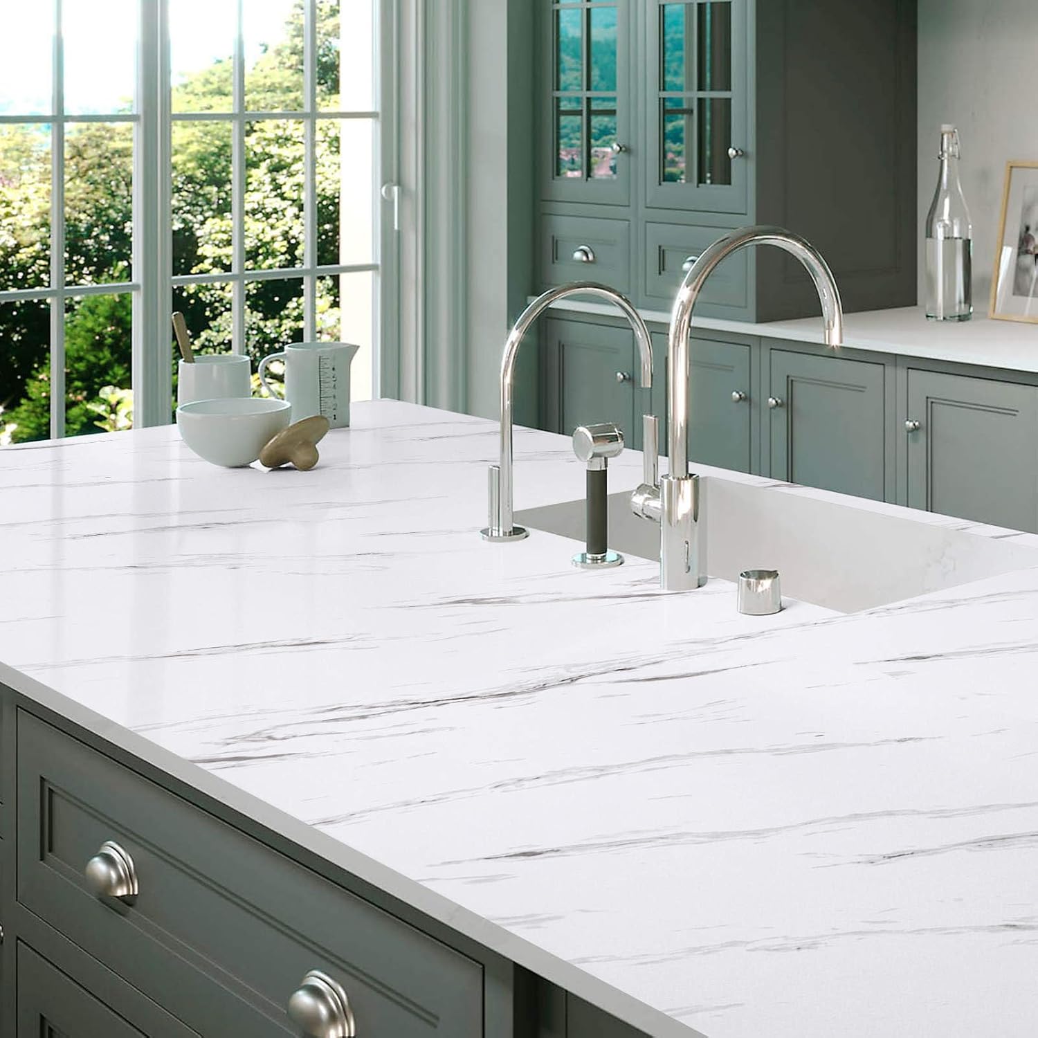 white & grey | marble sheet sticker 60x200cm | waterproof self adhesive pvc wallpaper for furniture walls white & grey | marble sheet sticker 60x200cm | waterproof self adhesive pvc wallpaper for furniture walls