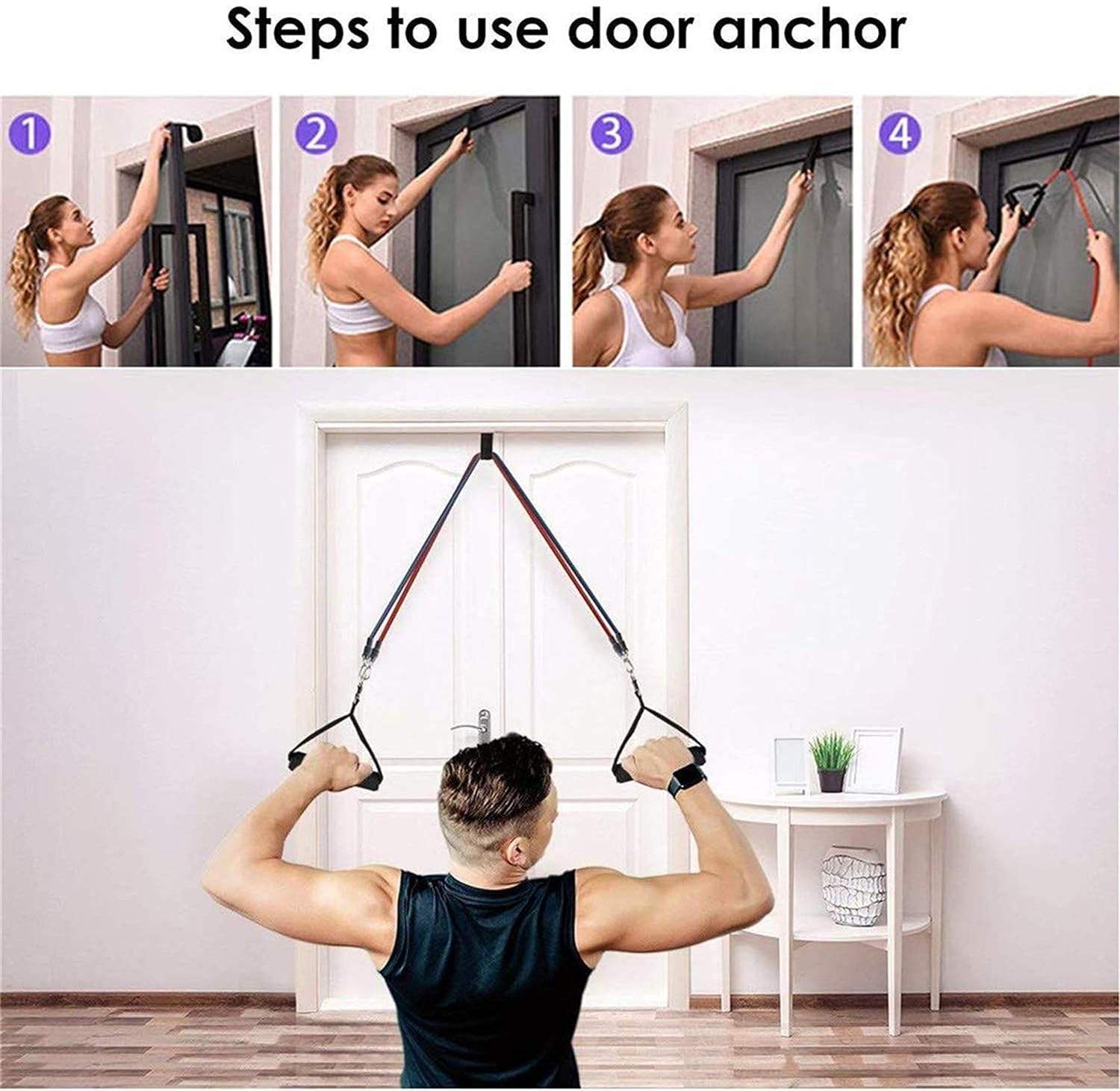 gym belt with box | 5 in 1 power exercise resistance band set | adjustable fitness equipment for all gym belt with box | 5 in 1 power exercise resistance band set | adjustable fitness equipment for all