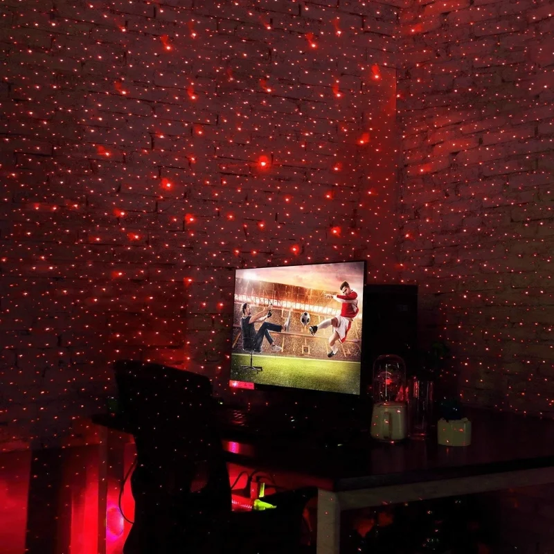 LED Galaxy Star USB Decoration Light | Starry Laser Projector Night Light for Home & Car