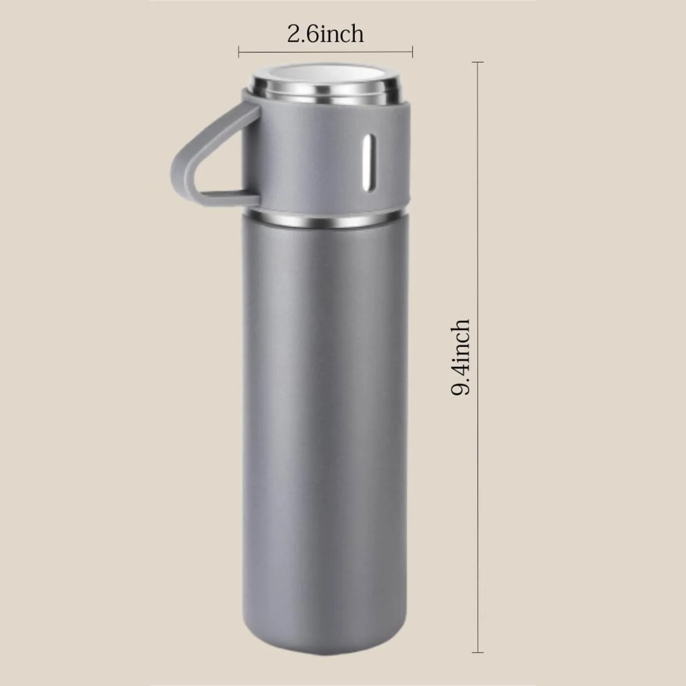 3 cup 500ml double layer stainless steel vacuum flask set | hot & cold | travel thermos 3 cup 500ml double layer stainless steel vacuum flask set | hot & cold | travel thermos
