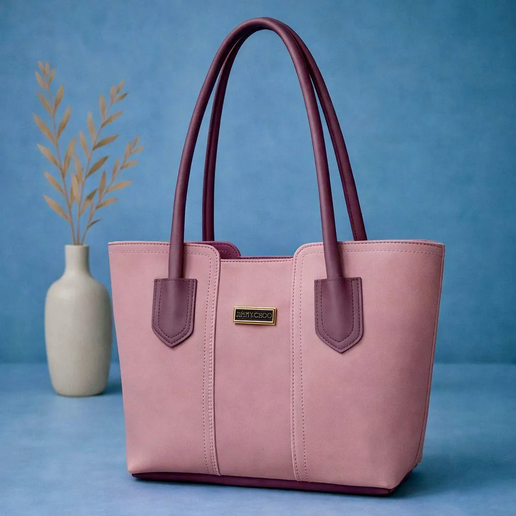 Women’s Pink Leather Shoulder Bag
