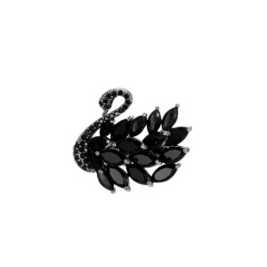 snowflake crystal brooch for women elegant party wear