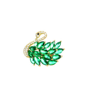 snowflake crystal brooch for women elegant party wear