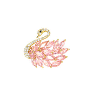 snowflake crystal brooch for women elegant party wear