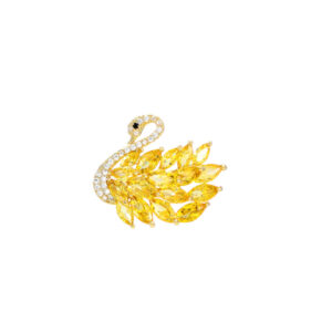 snowflake crystal brooch for women elegant party wear