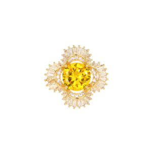 snowflake crystal brooch for women elegant party wear
