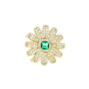 snowflake crystal brooch for women elegant party wear