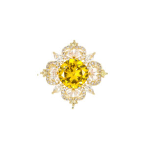 snowflake crystal brooch for women elegant party wear