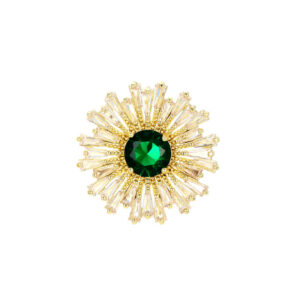 snowflake crystal brooch for women elegant party wear