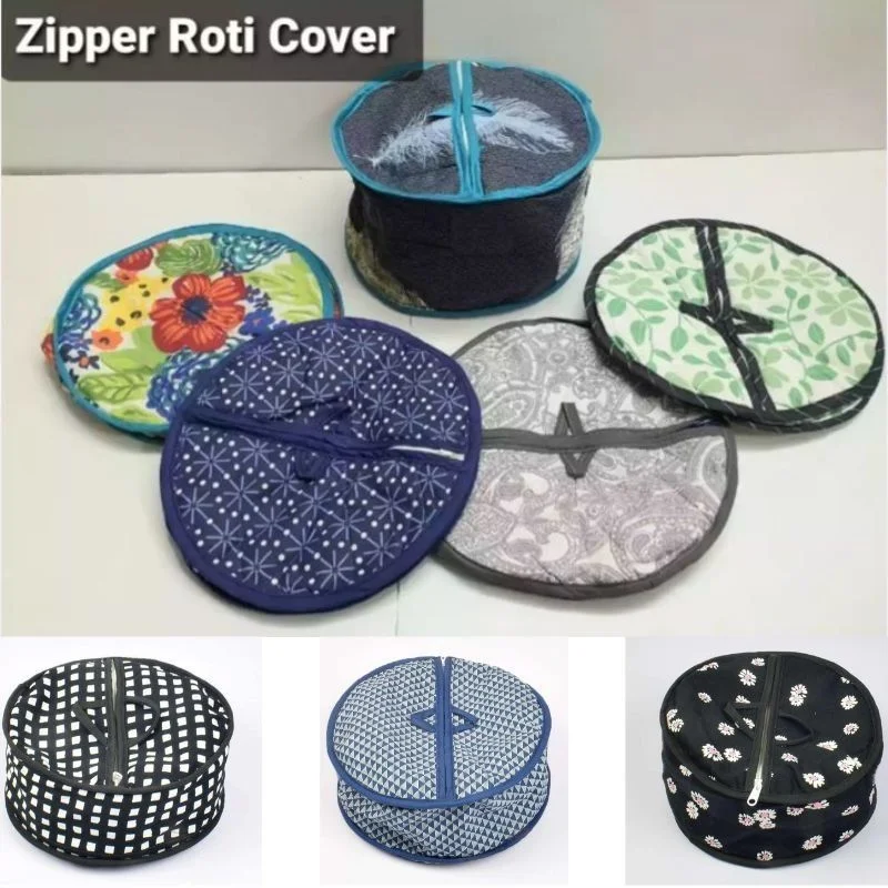 roti zipper bag | reusable airtight & insulated storage bag | keeps chapati fresh, soft & warm | random design roti zipper bag | reusable airtight & insulated storage bag | keeps chapati fresh, soft & warm | random design
