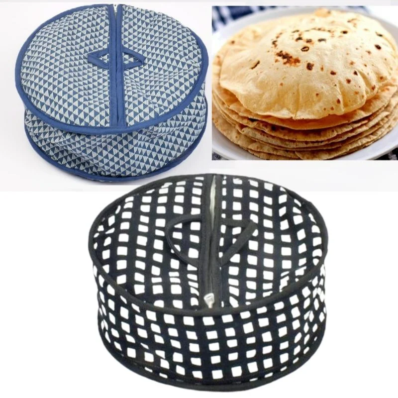 roti zipper bag | reusable airtight & insulated storage bag | keeps chapati fresh, soft & warm | random design roti zipper bag | reusable airtight & insulated storage bag | keeps chapati fresh, soft & warm | random design