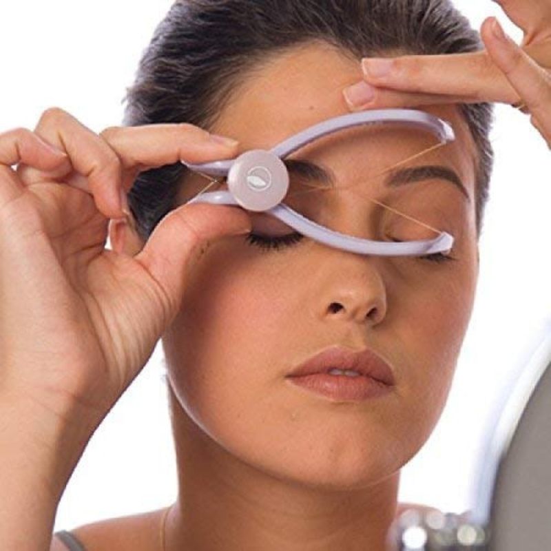 Sipne Face and Body Hair  Threading System | Cotton Threading Device for Eyebrows Face & Body | Random Color