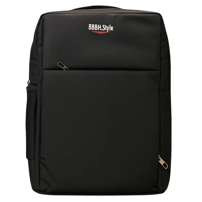 Slim Business Laptop Backpack | Lightweight Travel & Office Bag with Multi-Pockets | Black