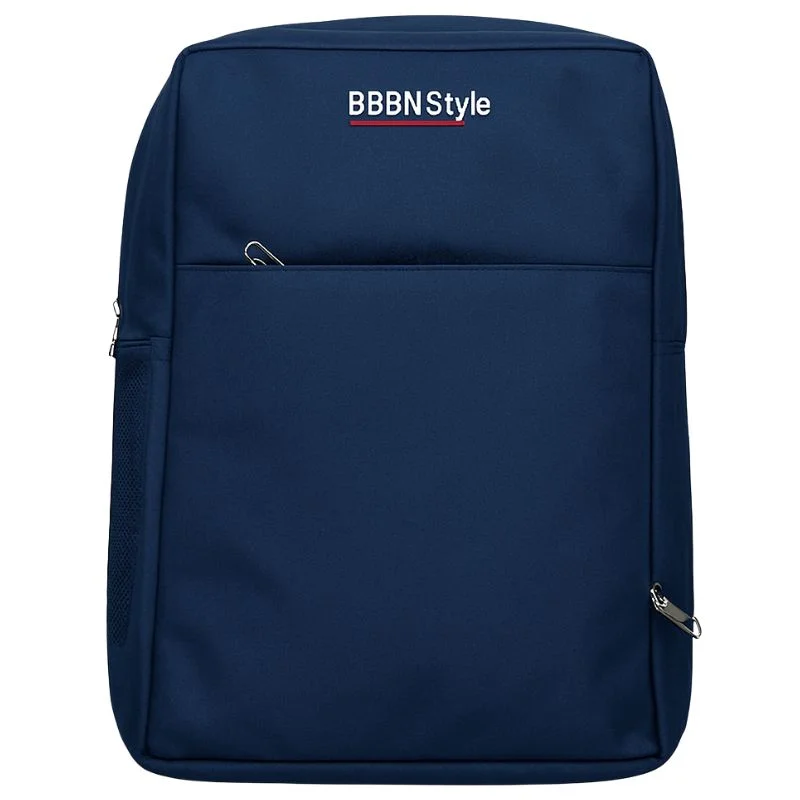 slim business laptop backpack | lightweight travel & office bag with multi pockets | navy blue slim business laptop backpack | lightweight travel & office bag with multi pockets | navy blue