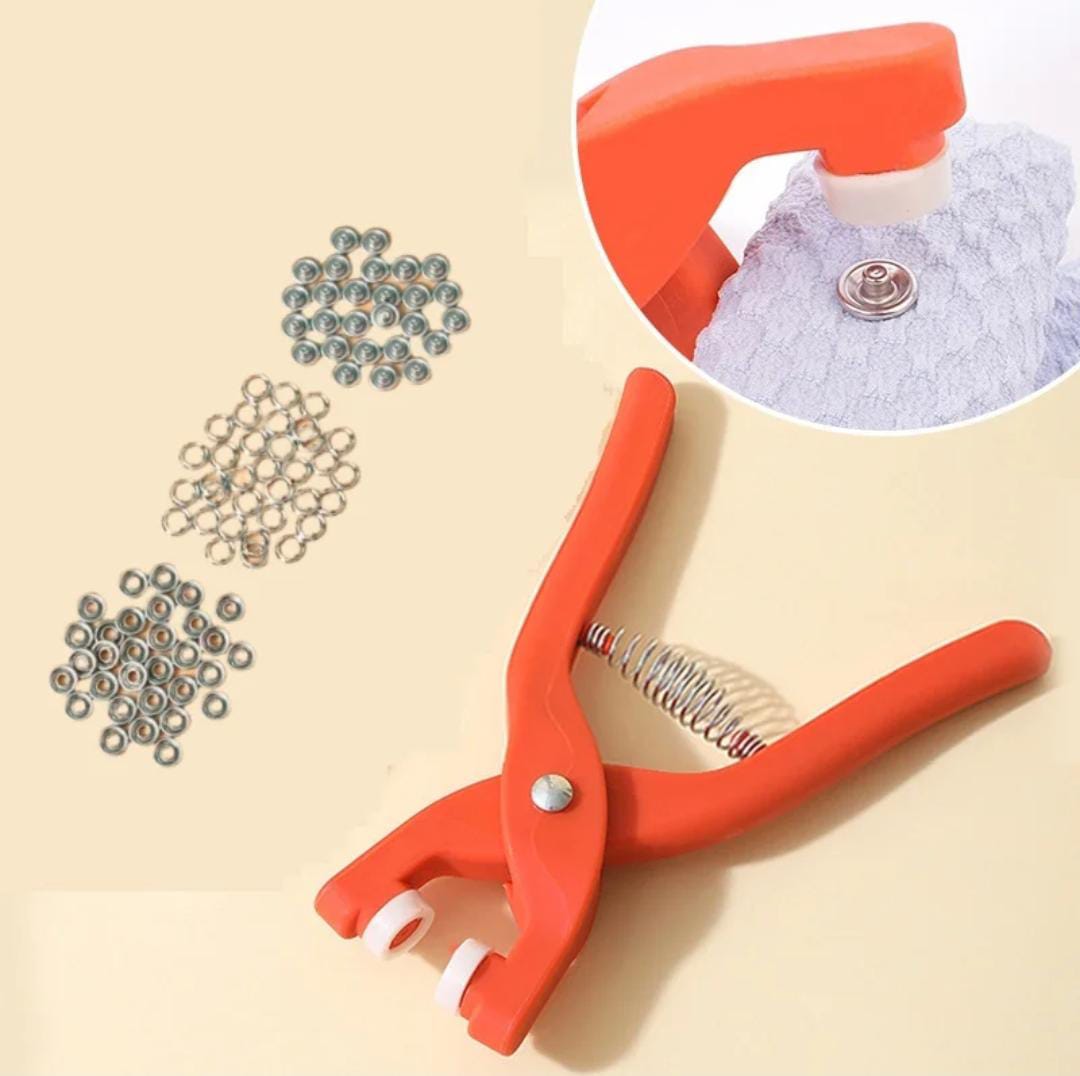 tich button machine plier with 25 plastic snap buttons | diy sewing & craft tool tich button machine plier with 25 plastic snap buttons | diy sewing & craft tool